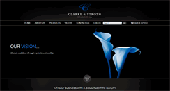 Desktop Screenshot of clarkeandstrong.com