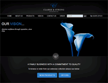 Tablet Screenshot of clarkeandstrong.com